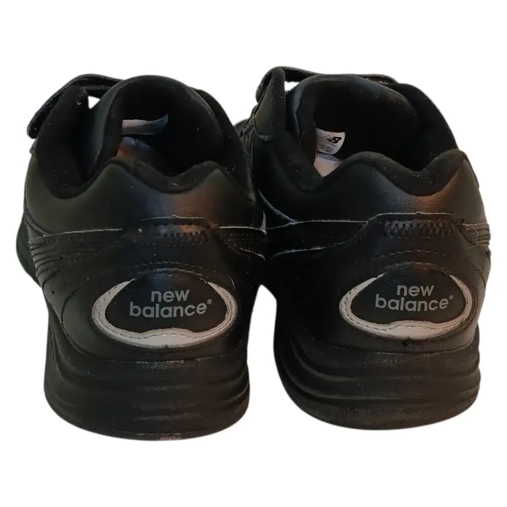 New Balance 577 Boys Triple Black Easy Close Sneakers - Size 5D